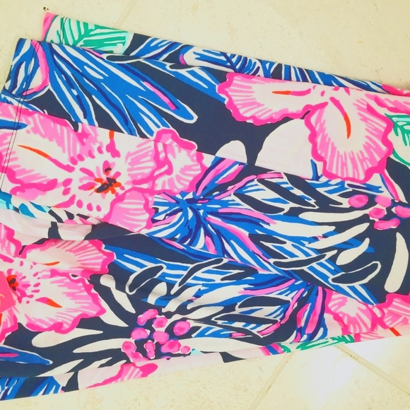 Lilly Pulitzer 28" Malani Knit Pant Sugar Mambo XS - Picture 4 of 4